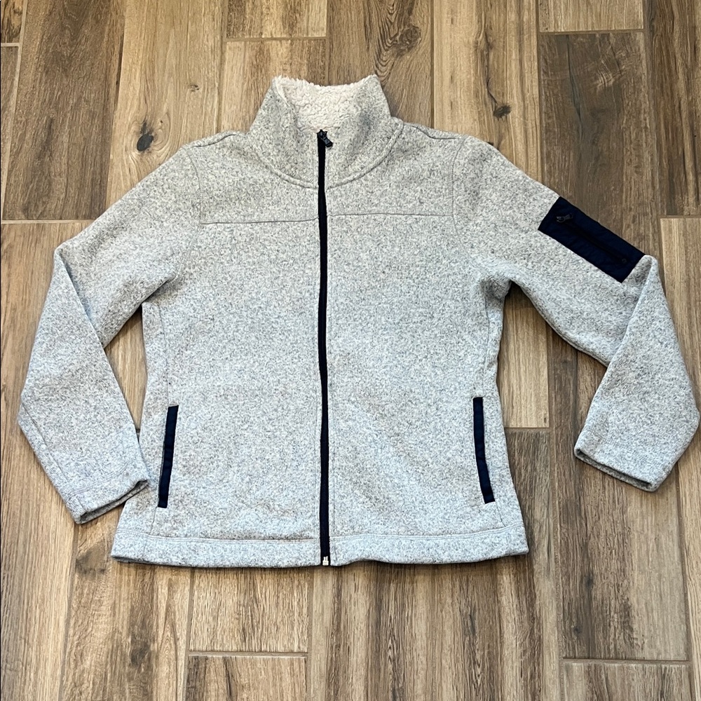 Women's Nautica Gray Fleece Jacket